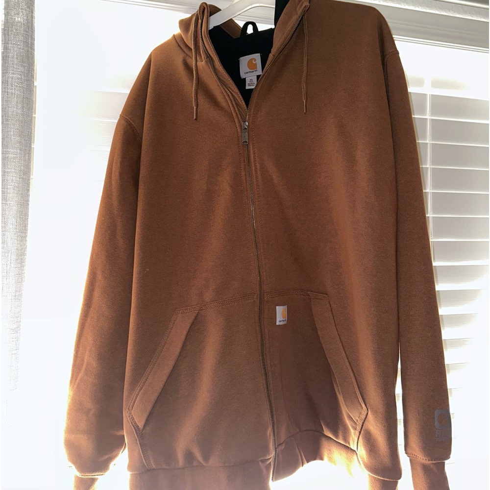 NEW Brown carhartt men’s jacket xl tall